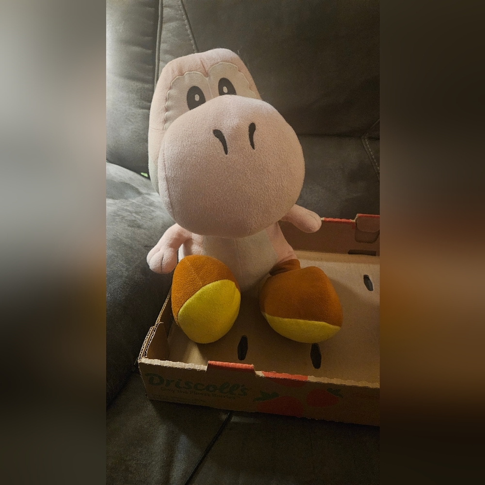 Nintendo - Super Mario Giant Pink Yoshi Plush Toy